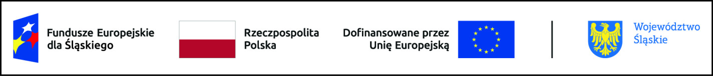  Logotypy programu Fundusze Europejskie dla Śląskiego 2021-2027 